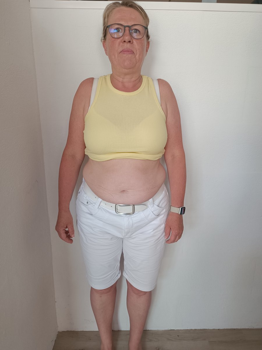 Die Hose sitzt lockerer