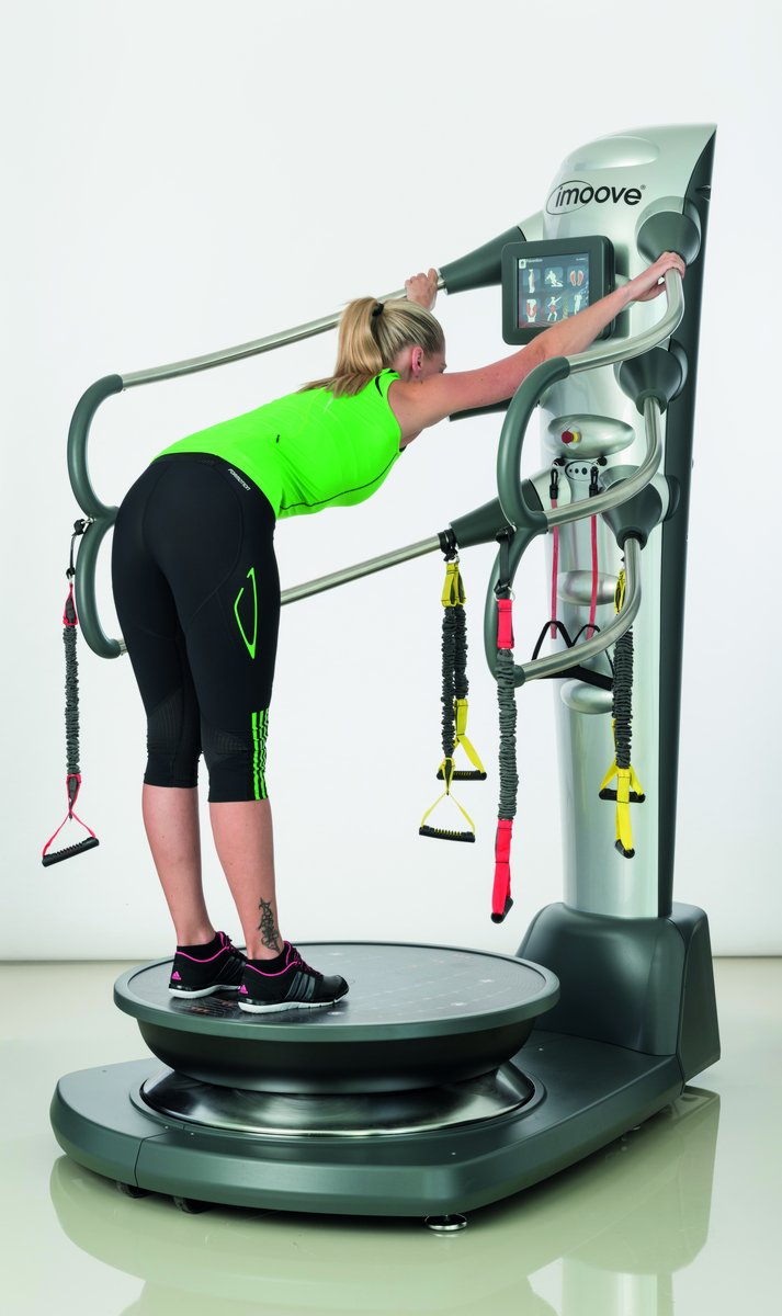 Frau auf dem imoove