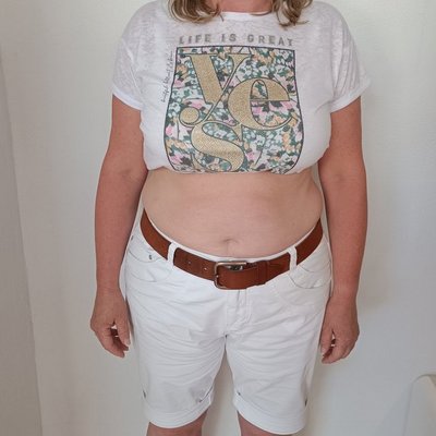 Die Hose sitzt lockerer